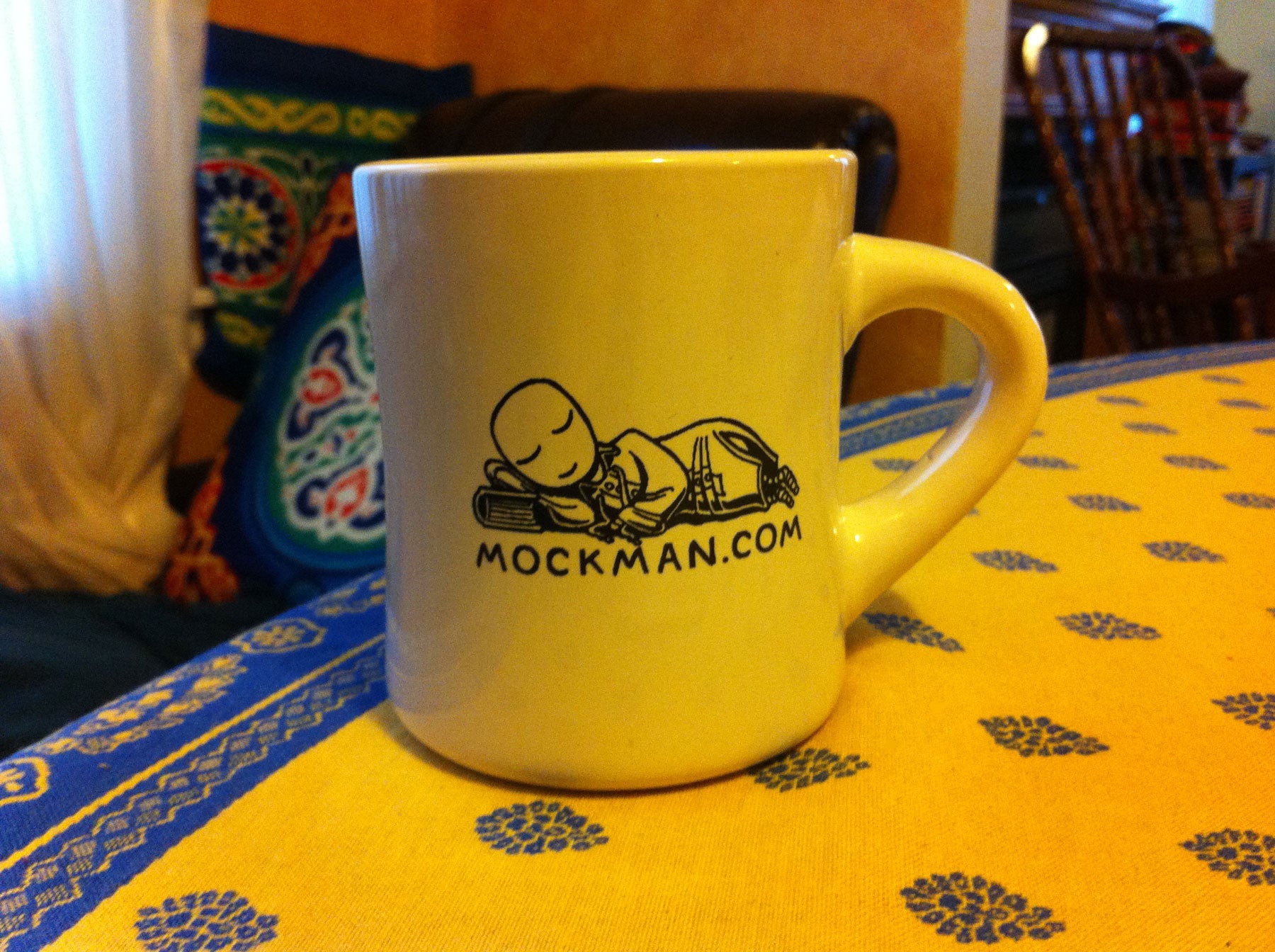 Recumbent Mockman Mug