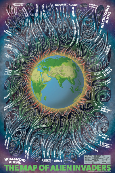 Map of Alien Invaders + Map of Zombies Pack