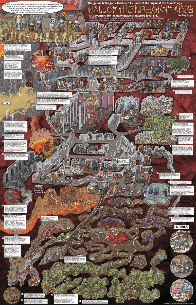 Giants Trilogy Walkthrough Maps 3-Pack – Mock Man Press