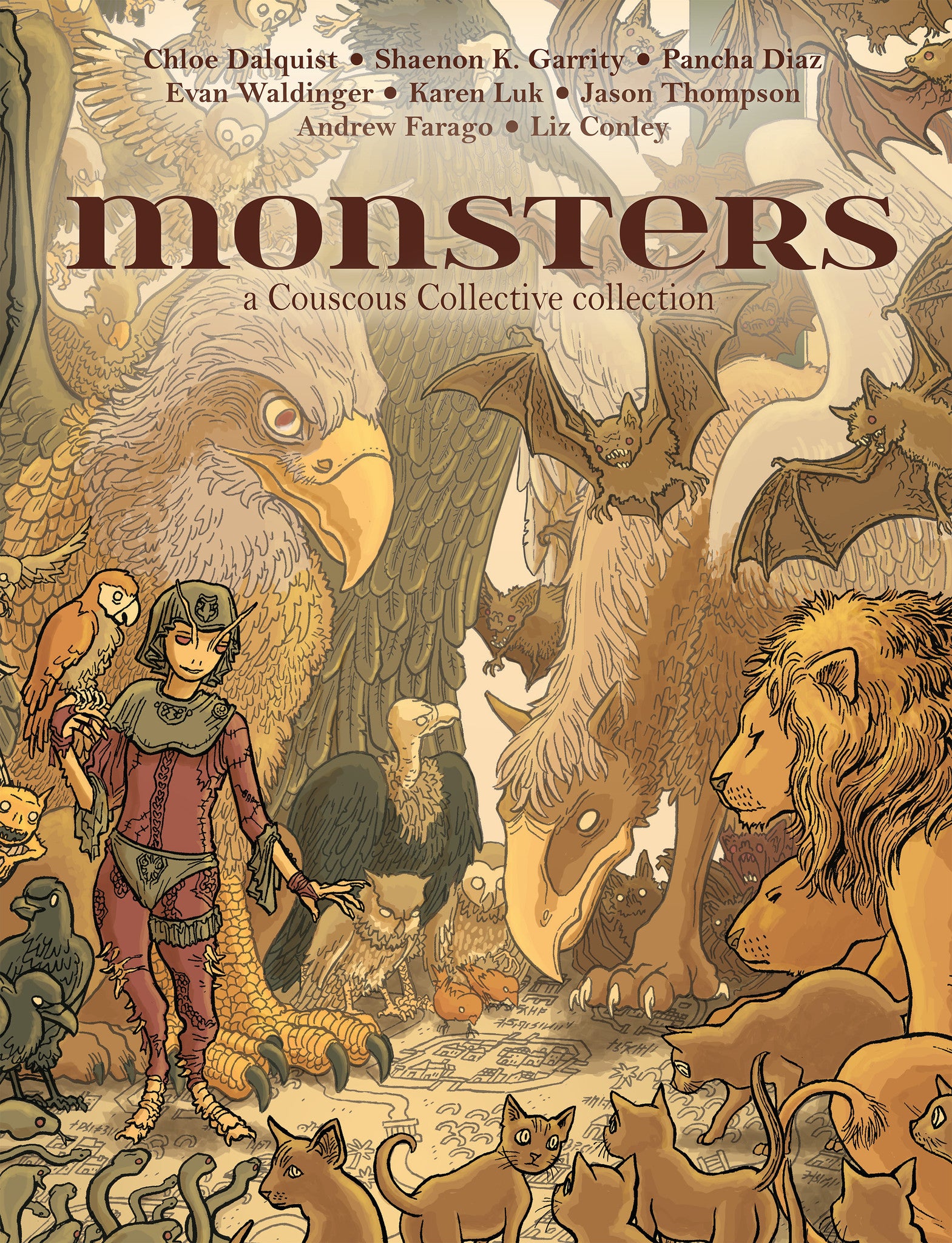 an anthology of monsters Monsters: A Comics Anthology – Mock Man Press